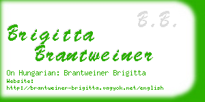 brigitta brantweiner business card